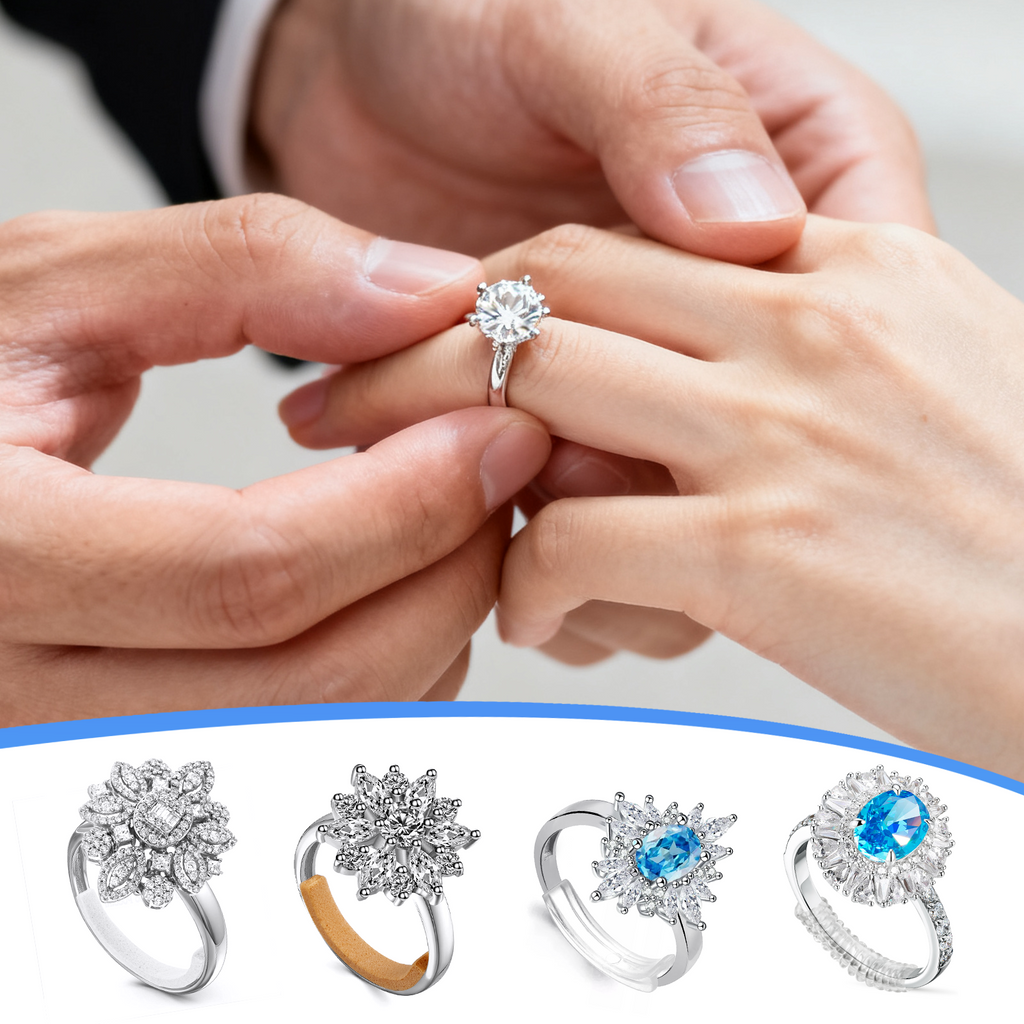 19/15 Stück Ring Verkleinerung Unsichtbar, Lullu Ringverkleinerer Unsichtbarer Ring Verkleinern Size Adjuster Kleiner Enger Machen, Ringgrößenversteller Silikon für Ringe Breite